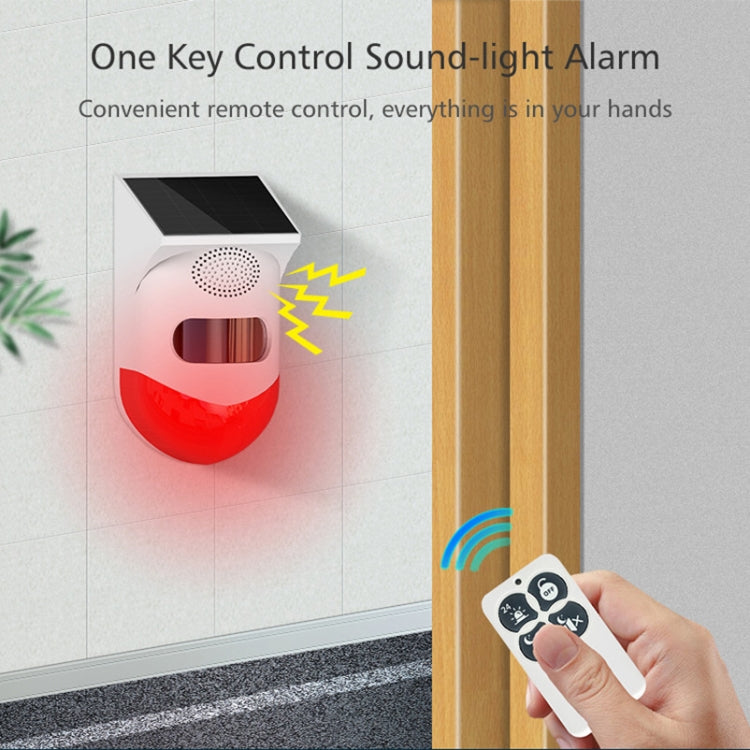 Outdoor Waterproof Solar Infrared Alarm, Spec: Outdoor Waterproof Solar Infrared Alarm, Spec: